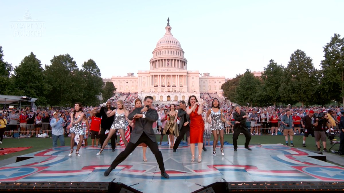 The cast of Just in Time Broadway takes the stage at A Capitol Fourth, bringing the heart and soul of Broadway to our 250th Weekend Celebration! olivia holt Carrie St. Louis #MatthewMagnusson #ACapitolFourth #JustInTime #OliviaHolt #MatthewMagnusson #CarrieStLouis