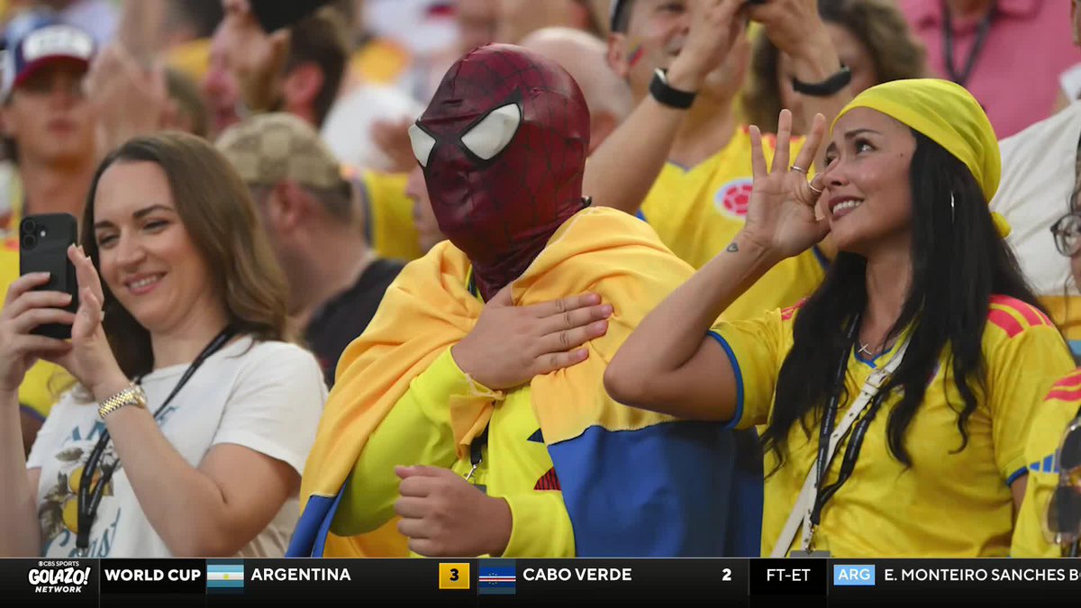 🟨 "Every single person is wearing yellow." 🟨 𝐈𝐀𝐍 𝐏𝐀𝐔𝐋 𝐉𝐎𝐘 and Marcelo Balboa are impressed with the traveling support for Colombia despite not being a host nation 🇨🇴