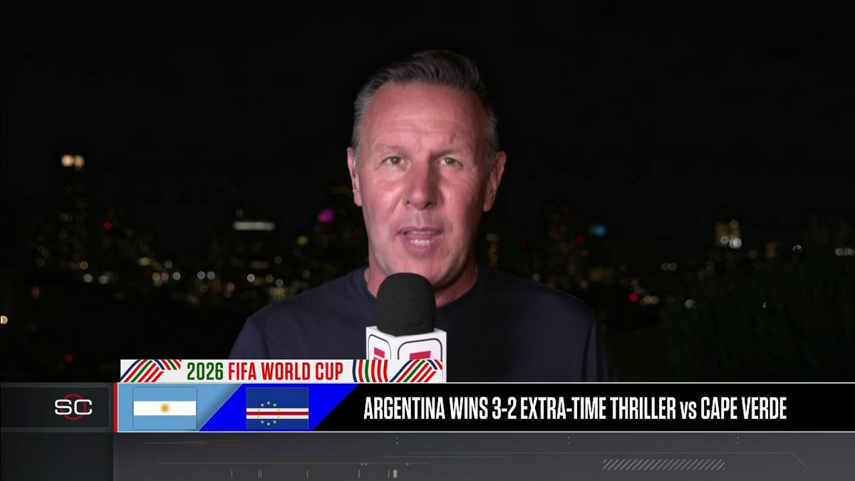 "They were hanging on at the end." Craig Burley has "a lot of concern" with Argentina's performance vs. Cape Verde ✍️