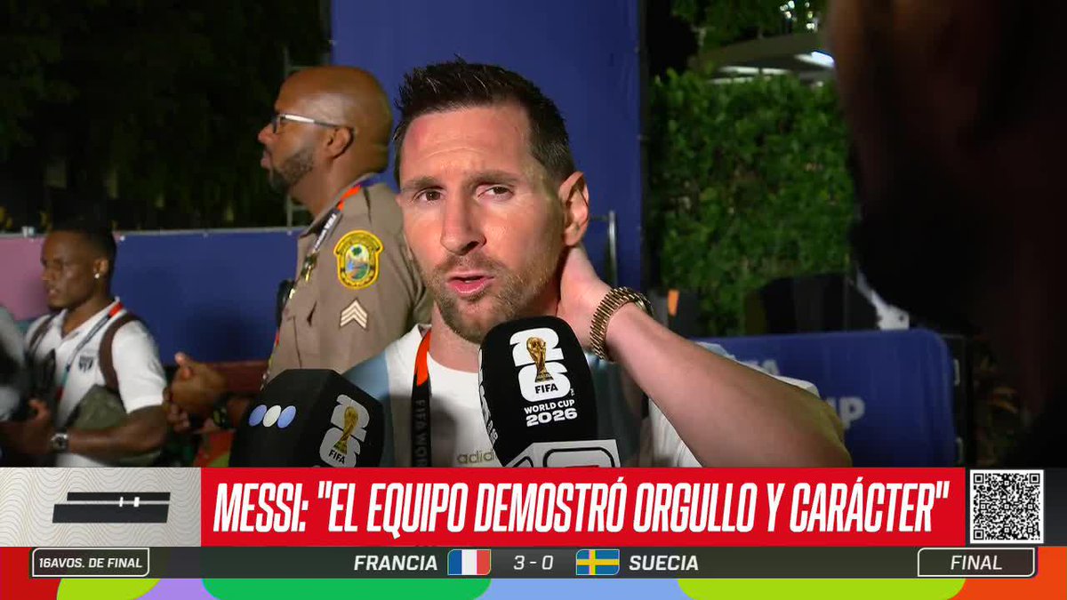 “Ese es el orgullo de ser argentino” dijo Messi y me conquistó un poco más