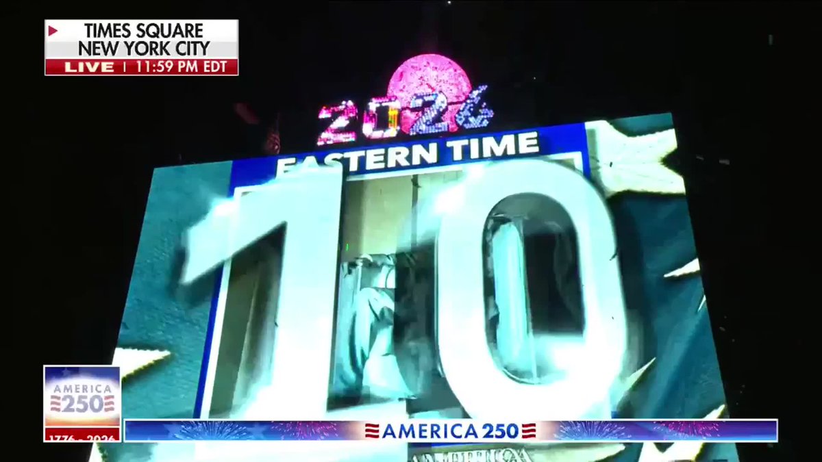 Happy Birthday America! WATCH: The iconic Times Square Ball drops in the middle of summer for the first time ever to mark the nation's 250th birthday.