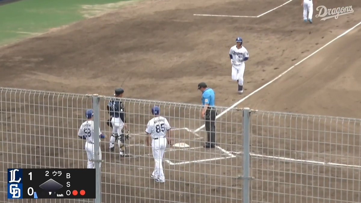 輝かしいルーキー 変化球をバチンと捉えた 花田旭 ファーム第4号ホームラン ⚾️中日×西武（ファーム） #dragons #だったらDAZN #イージースポーツ