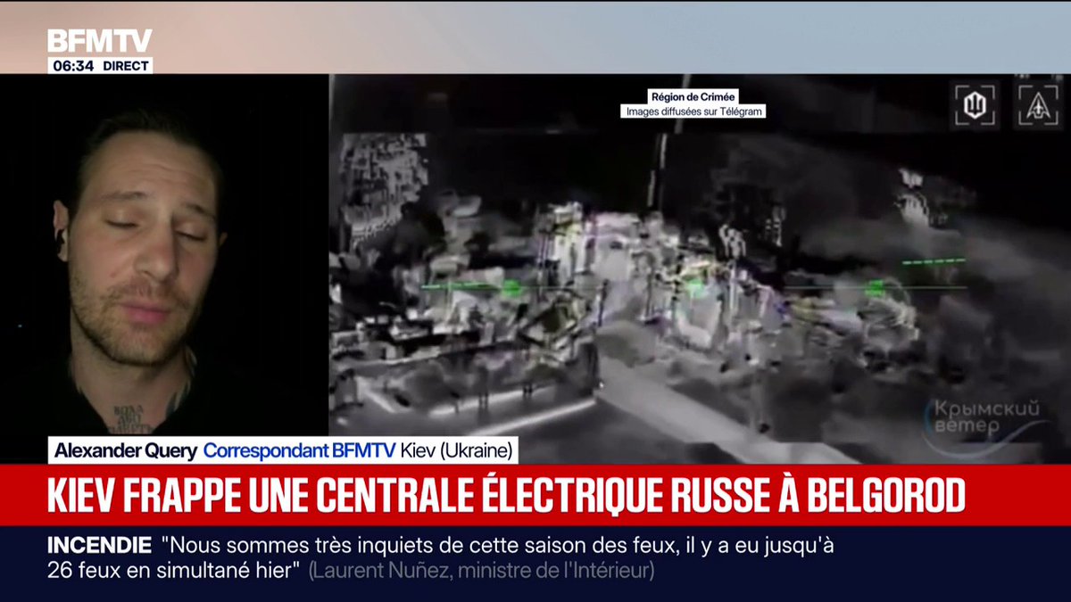 Guerre en Ukraine: Kiev a frappé une centrale électrique russe à Belgorod