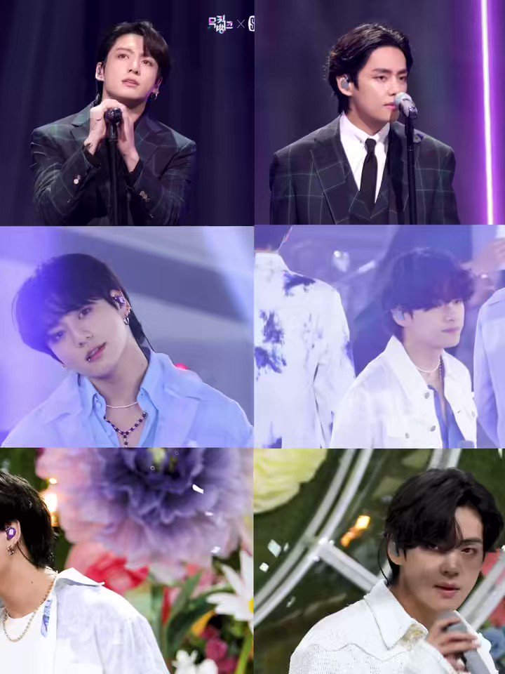 この瞬間のファンカムないか探してました😭😭💕💕当時もテヒョンさんの歌声を噛み締めるように聴いていたジョングクさんを思い出す😭🫶✨✨✨✨