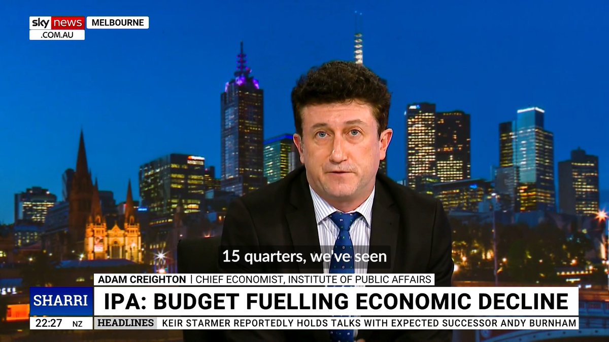"You don't want a massive collapse, and that's what is currently on the cards". According to Adam Creighton, the government's latest Budget is anything but reformist, and we're seeing the warning signs appearing right now in the housing market. 📺 Watch the full interview on Sharri Sky News here: