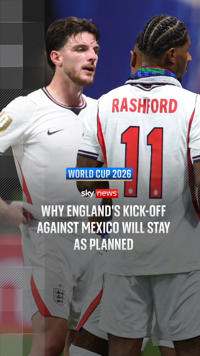 Despite so many concerns about the weather and security, which prompted talks involving FIFA and local authorities, the start time of England's game in Mexico City will remain at 6pm local time on Sunday. Sky's Rob Harris explains why Live updates: