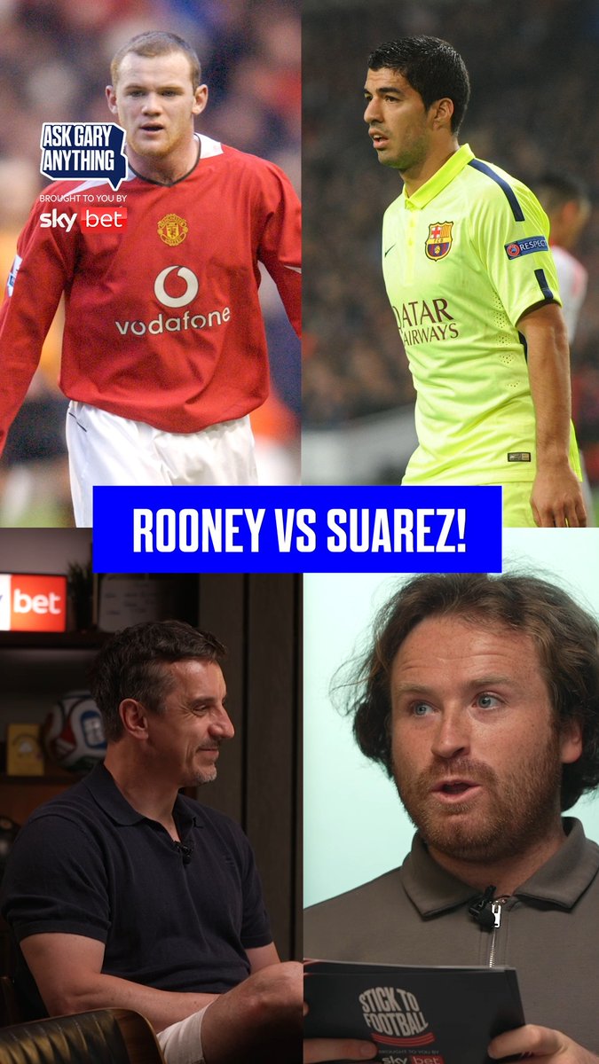 "I have never seen anything like it!" 🤯 Wayne Rooney or Luis Suarez, who are you picking? 💭
