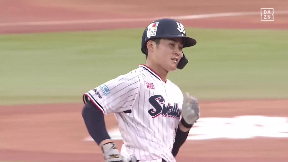 美しい音が響く 完璧な打球が左中間へ 石井巧 プロ初ホームラン㊗️ ⚾️ヤクルト×DeNA #swallows #だったらDAZN