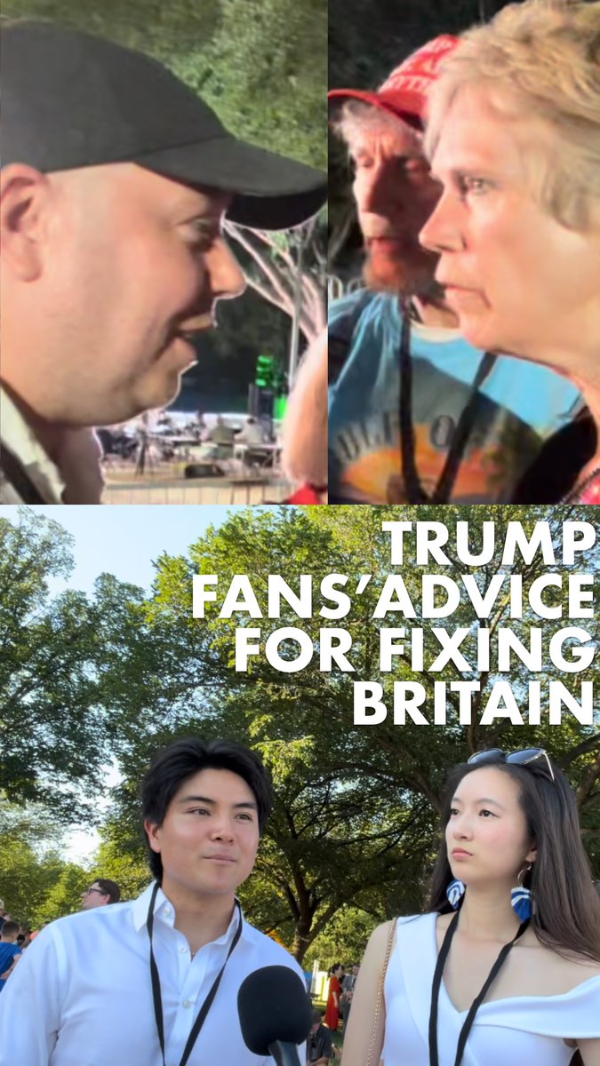 Went to Trump's Great American State Fair and MAGA shared some advice for Making Britain Great Again. (Also, Andy Burnham has the same level of name recognition Stateside as Larry the Cat)