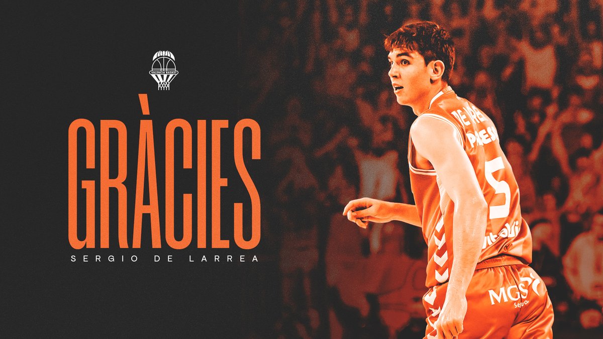 ¡Mucha suerte, Sergio De Larrea Asenjo! 🧡 Cas 👉 Sergio De Larrea se marcha a la NBA Val 👉 Sergio De Larrea marxa a la NBA Eng 👉 Sergio De Larrea is heading to the NBA