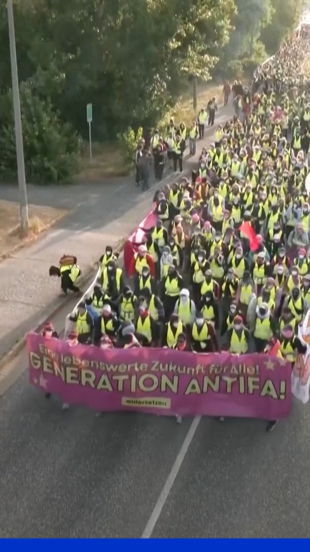 En Allemagne, 20.000 manifestants contre le congrès de l'AfD, le parti d'extrême droite allemand