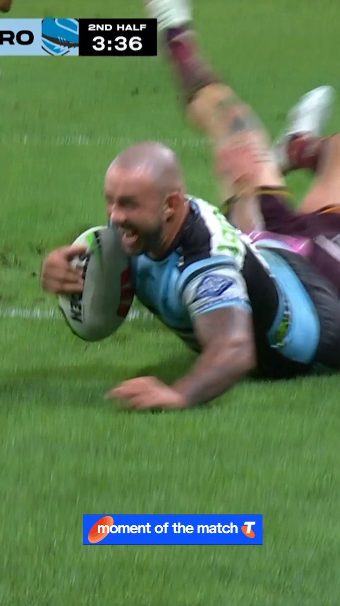 Can't catch Trindall! 🏃‍♂️ #NRL Telstra Moment of the Match