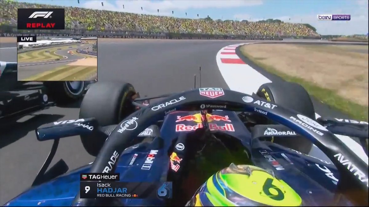 👀 Isack Hadjar ile Liam Lawson kazadan son anda kurtuldu! #beINSPORTS #F1
