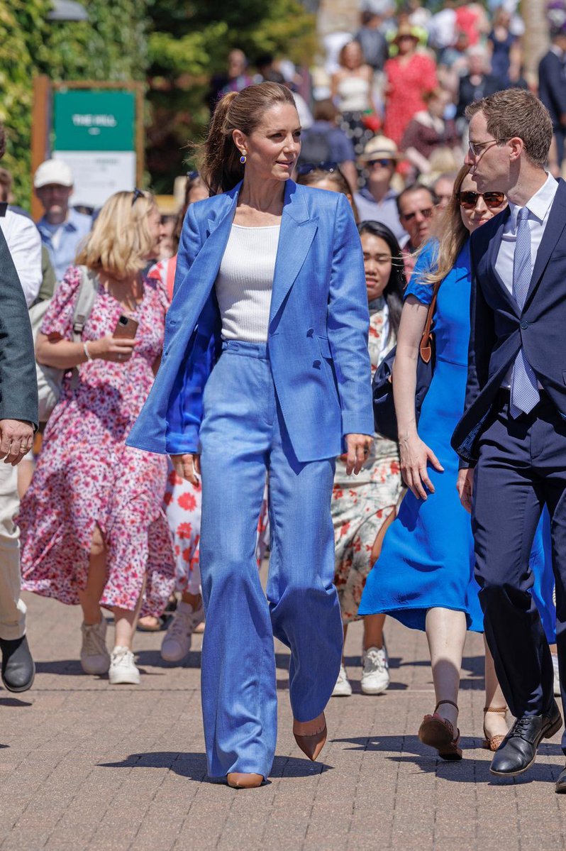 The Princess of Wales looked absolutely stunning at #Wimbledon this week 🤩💙