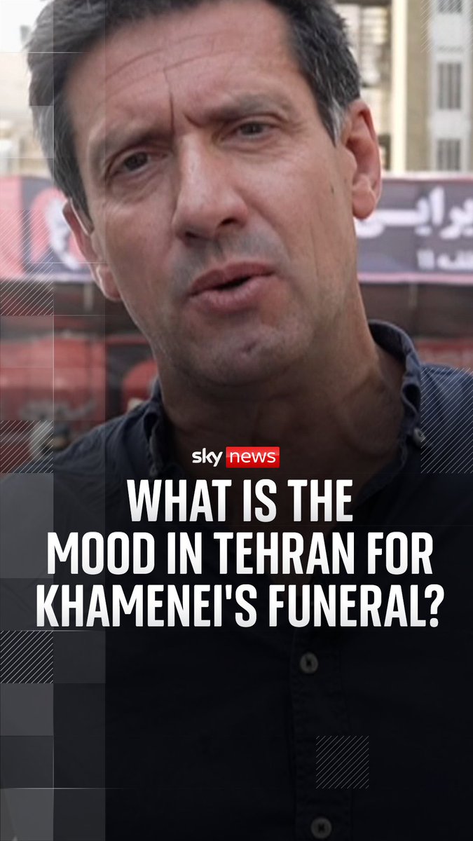 As millions gather for late supreme leader Ayatollah Ali Khamenei's funeral, Sky's Dominic Waghorn assesses the mood in Tehran. Live updates: