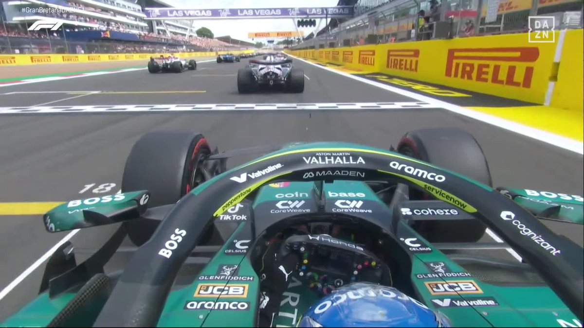 El salidón de Fernando Alonso en la sprint 🚀 #BritishDAZNF1 🇬🇧