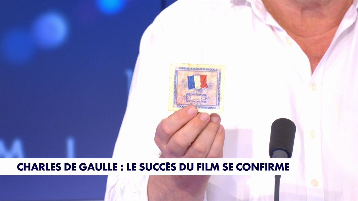 Michel Onfray dévoile son billet de l'AMGOT, qu'il a reçu de son père et fabriqué par les États-Unis dans #FaceAMichelOnfray Toute l'info est à retrouver sur