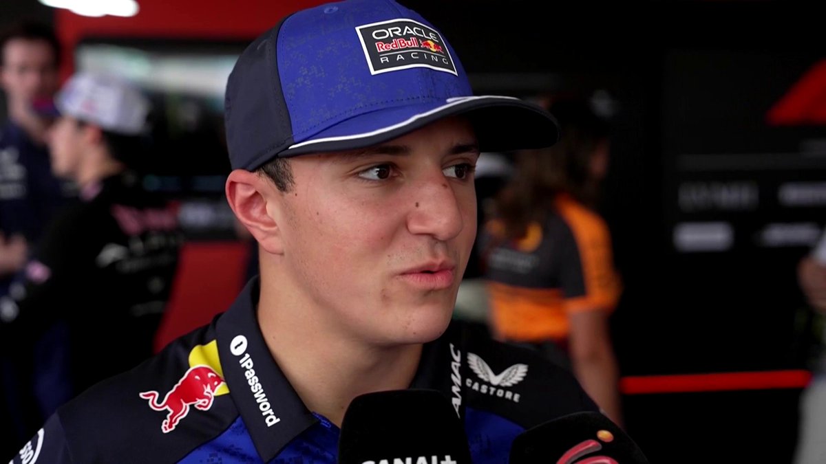 "Je lui ai permis de rester en piste" Isack Hadjar évoque son duel en piste avec Liam Lawson et les départs délicats de Red Bull. #F1 #BritishGP