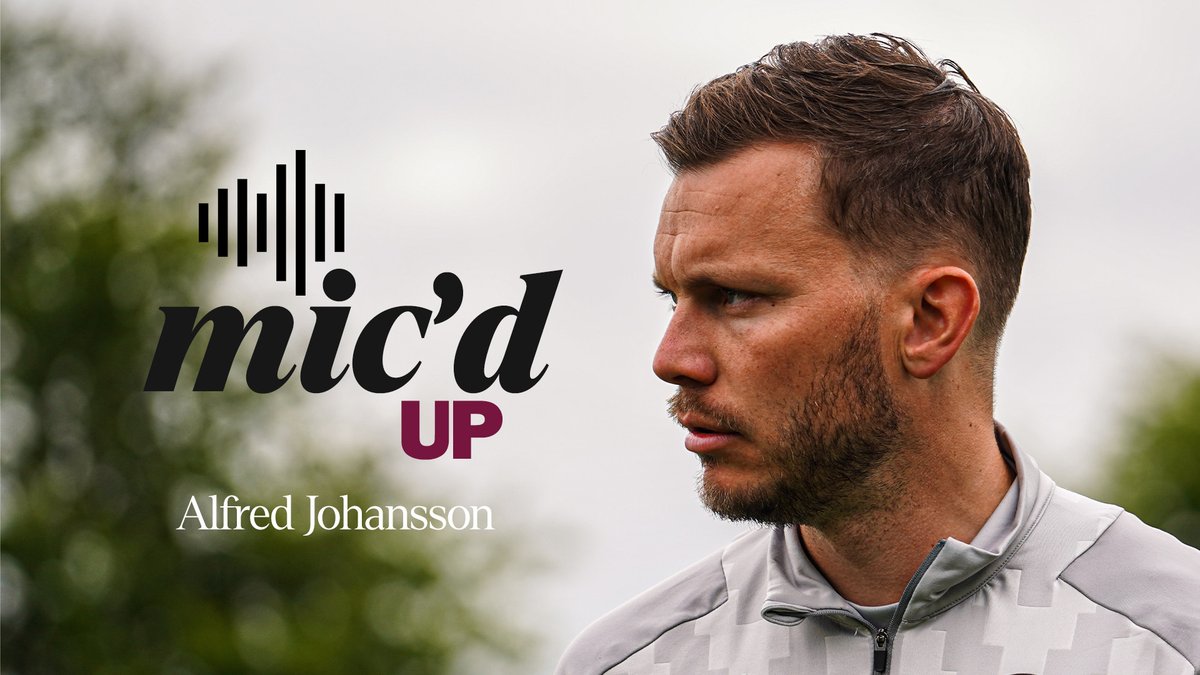 Exclusive insight 💬 Ahead of our friendly tomorrow, watch Alfred Johansson in full flow in a mic’d up training session.