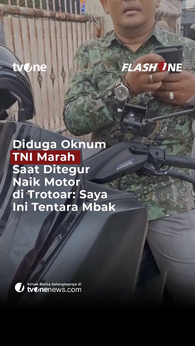 Viral di media sosial, video memperlihatkan adu argumen antara pejalan kaki dan pengendara motor yang mengaku anggota TNI di Jalan Pemuda, Depok, Jawa Barat. Selengkapnya di video berikut ini! #ForYourInformation #CariBeritaditvOne #Depok #Viral #TNI #FYI02 #ZA03