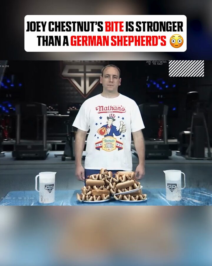 If you’ve ever wondered how Joey Chestnut makes the hot dog contest look easy, here’s how 👀