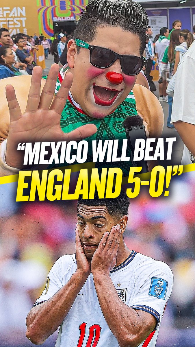 "It will be 5-0! 👀 Mexico fans send message to England ahead of World Cup clash! 😱 #FifaWorldCup #WorldCup #WorldCup2026