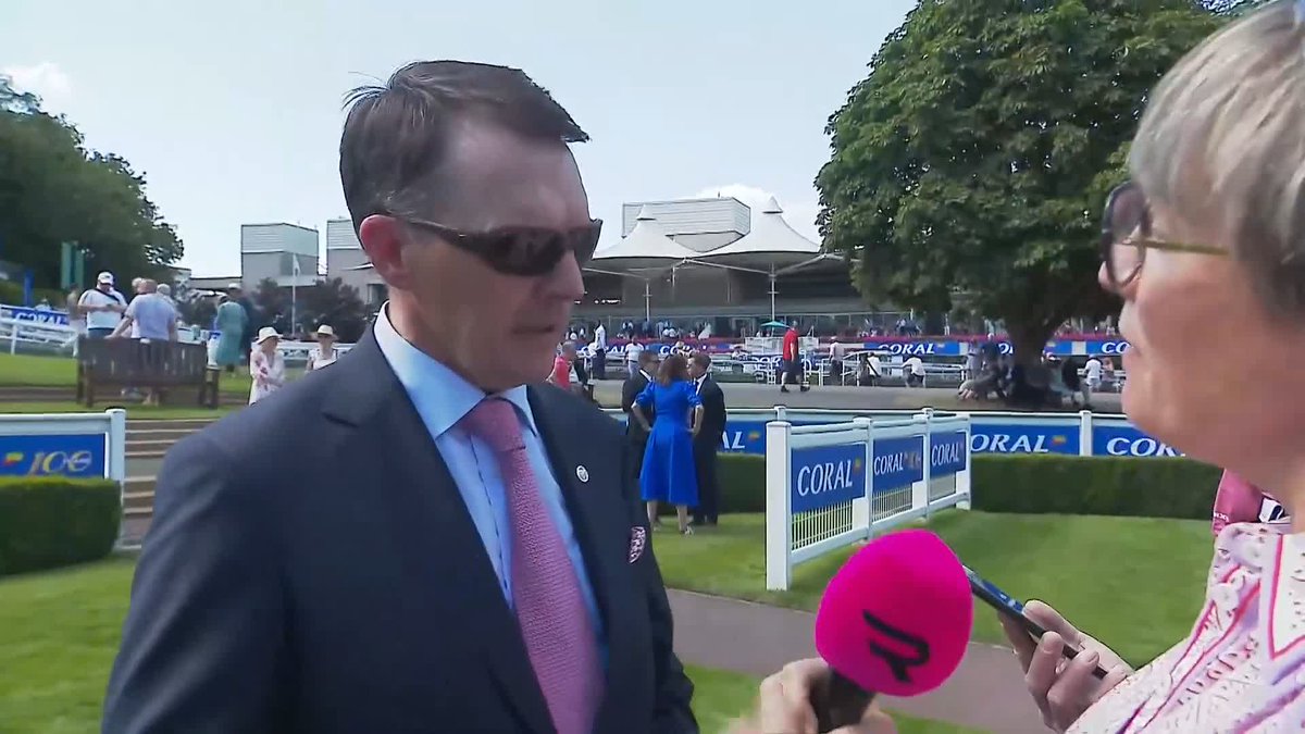 🗣️ "All we ever want to do is see the best horse win." A must-watch interview with Lydia Hislop and Aidan O'Brien, who reacts to Christophe Soumillon's suspension for his ride on Puerto Rico in the St James’s Palace Stakes having been reduced to five days on appeal.