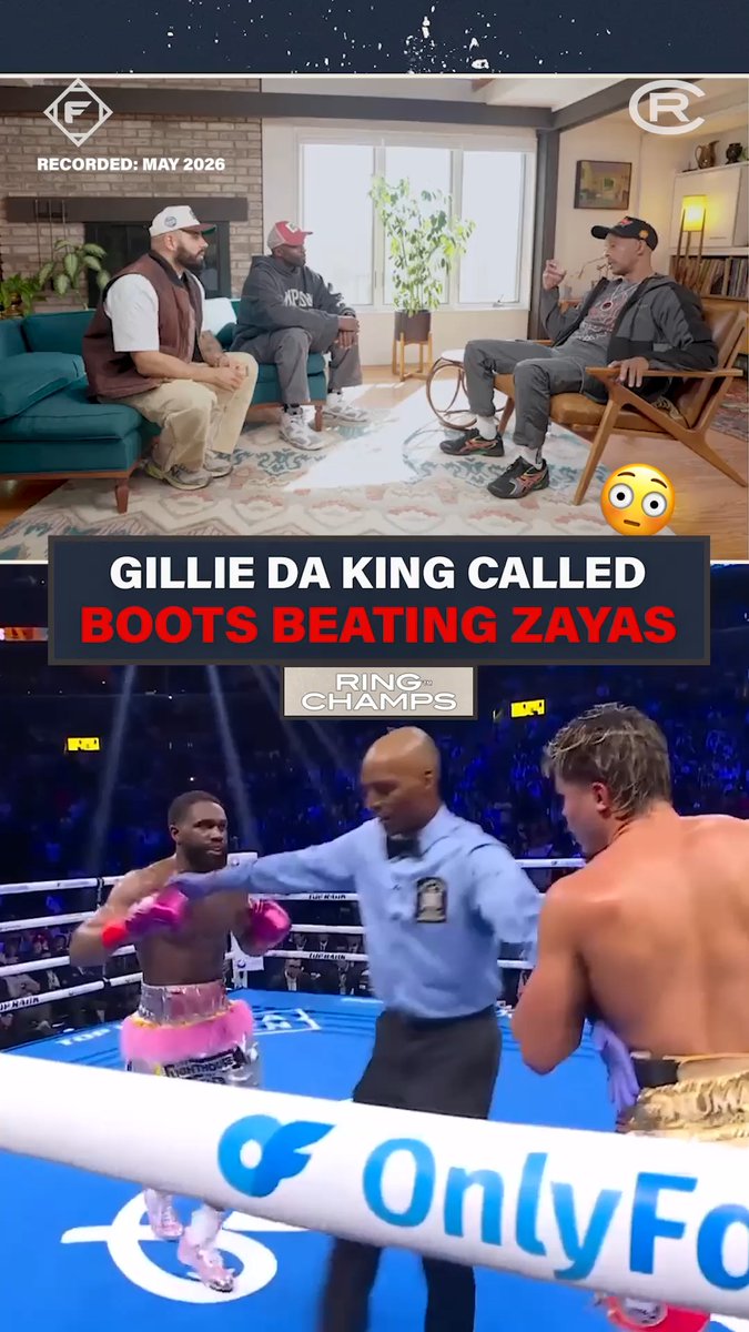 "Boots is never going to truly get the credit he deserves" 👀 Gillie Da King kept it all the way real with Ak & Barak — he believes the boxing world just won't give Boots Ennis his proper flowers, no matter what he does. Watch the full episode on the RING CHAMPS YouTube!