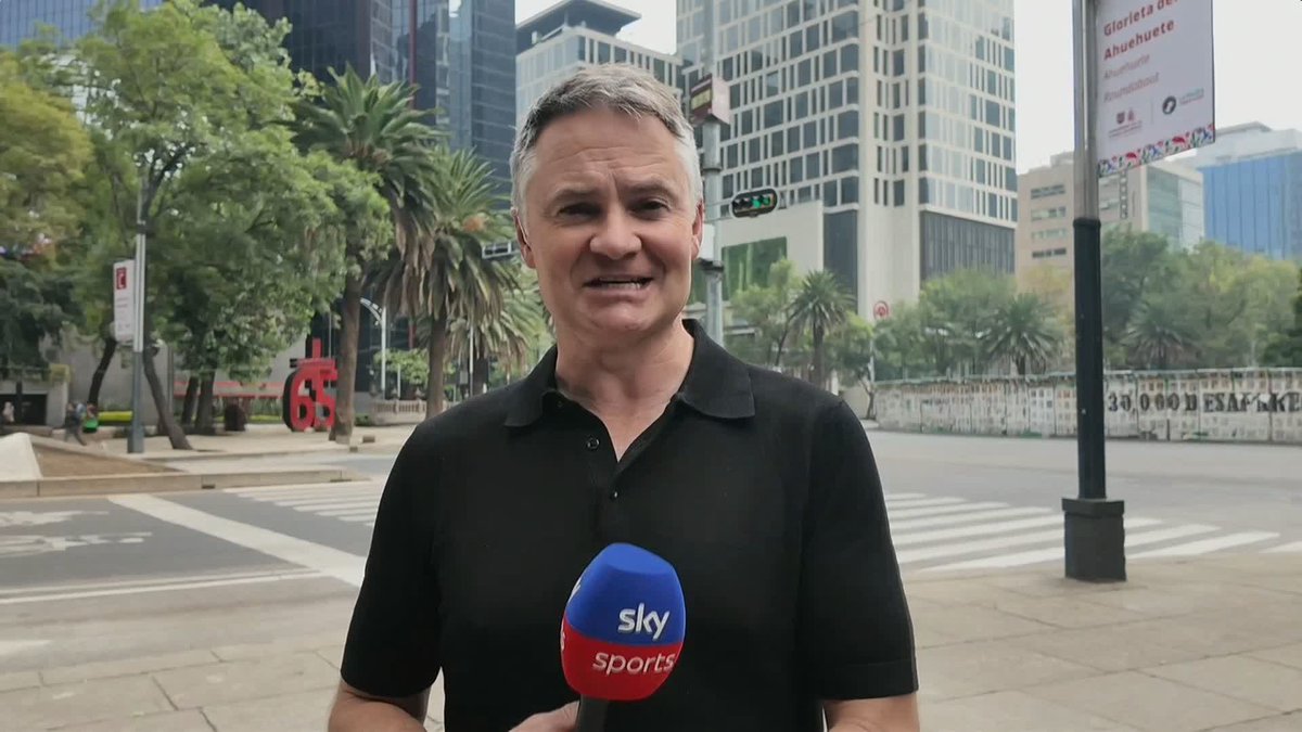 "still a lot to monitor here going forward." Rob Dorsett gives an update on Mexico vs England kickoff time and concerns with storms ahead of kickoff ⚡️