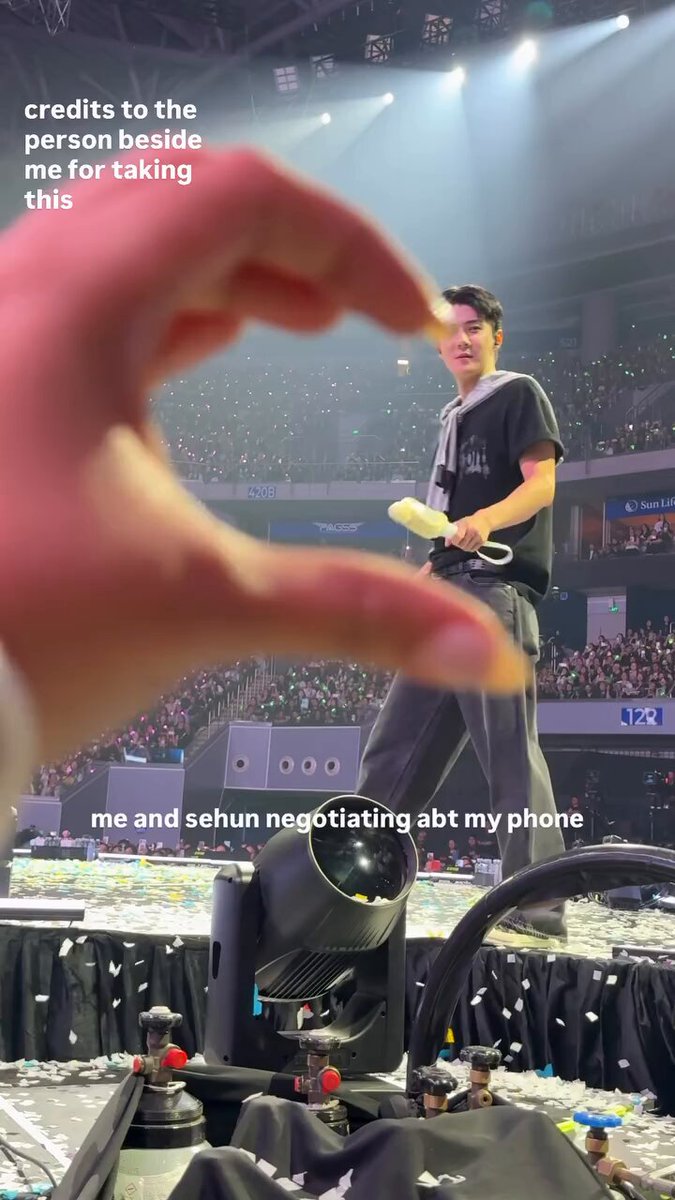 it’s the little things like this that make sehun so easy to love… he’s genuinely the sweetest 🥹🫂