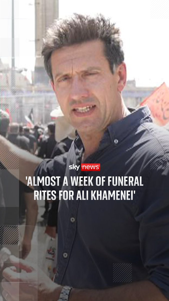 The funeral of Ali Khamenei will take place over days and on a grand scale in Iran. Dominic Waghorn observes the funeral rites for Iran's former supreme leader in Tehran.