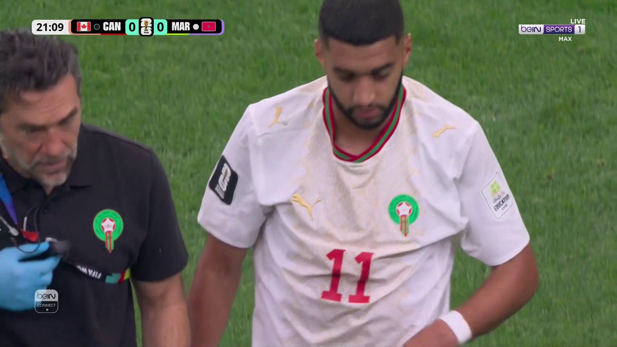 إصابة صيباري تربك حسابات المغرب ورحيمي يدخل بديلاً 📦 اشترك الآن 👇 🔗 📱 #كأس_العالم2026 | #مونديال2026 | #كأس_العالم #FIFAWorldCup2026 | #FIFAWorldCup | #beINWC26