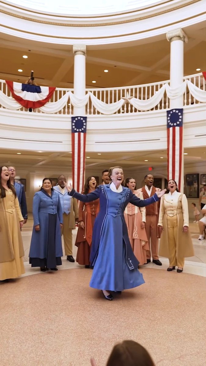 This Fourth of July, step beyond the rotunda and into the story of Voices of Liberty through rare backstage access, personal reflections, and never-before-shared memories from performers past and present. 🇺🇸 Watch the full video on the Disney Parks YouTube channel: 🎞️ #DisneyCelebratesAmerica #July4th #USA