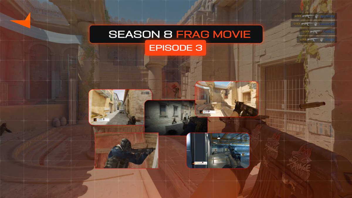 SEASON 8 FRAG MOVIE: EPISODE 3 From perfect trigger discipline to crisp one-taps and clutches through the flames, this episode is packed with standout moments. 👤 -ktNN, --mythical, xɯɓq, Dan, ImHype, Leeroy-, Savannah, skrilla, v4qq, _Wisp3