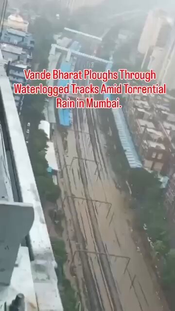 I’m Unstoppable - I’m Vande Bharat 🔥 Wait for it … 15 sec onwards 🌊 clip credit @/NitishJha___ on Insta