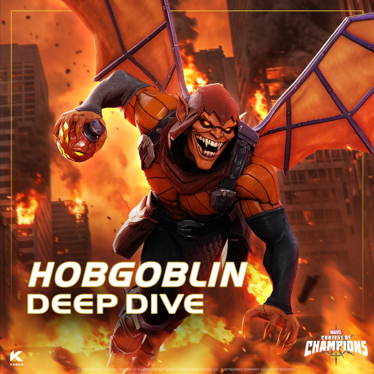 Feral, Unstable, &amp; Dangerously Unpredictable! Hobgoblin is bringing lunacy to The Battlerealm with his Lunatic Laugh! 🗣️
