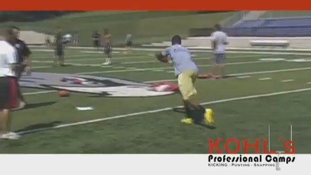The first time former NFL Punter Marquette King stepped on an airplane was to the Kohl's College Elite Camp-- to show he could compete with the best in College Football. The rest is history. #KohlsElite