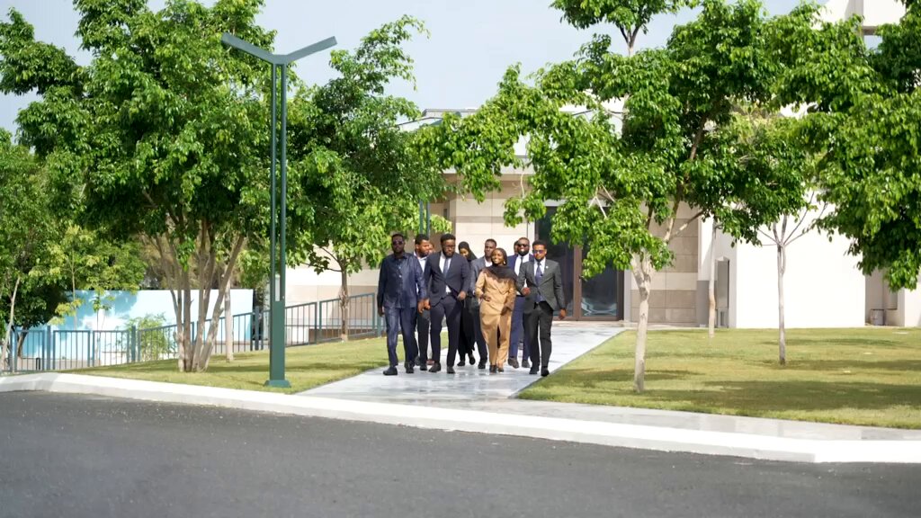President Hassan Sheikh received Nadia Mohamed, Mayor of St. Louis Park, Minnesota, at Villa Somalia Presidential Palace.