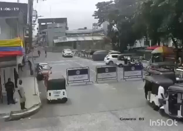 #Chocó| A esta hora el ELN ataca la estación de policía de Tadó, en Chocó, con drones explosivos. Vía Laura