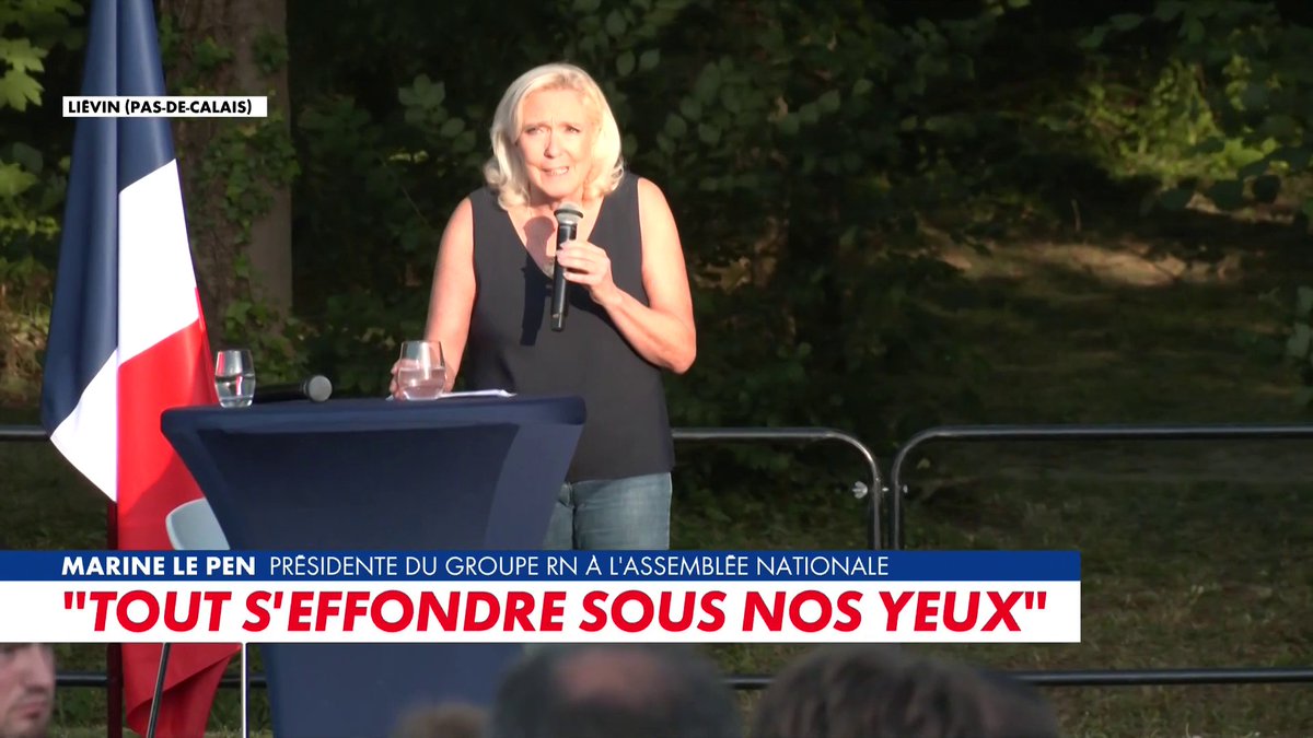 Marine Le Pen : «Absolument tout s'effondre sous nos yeux» #HDPros2WE Toute l'info est à retrouver sur