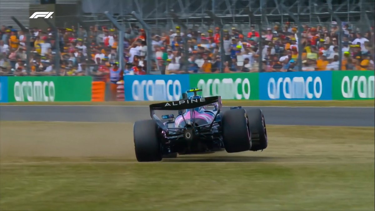 Franco's wild ride in super slo-mo 🎥 #F1 #BritishGP