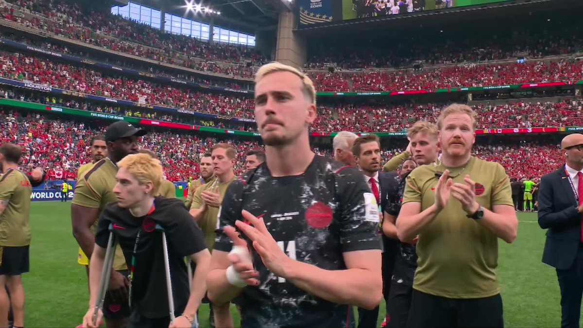Jesse Marsch addresses the #CanMNT after the match. #FIFAWorldCup