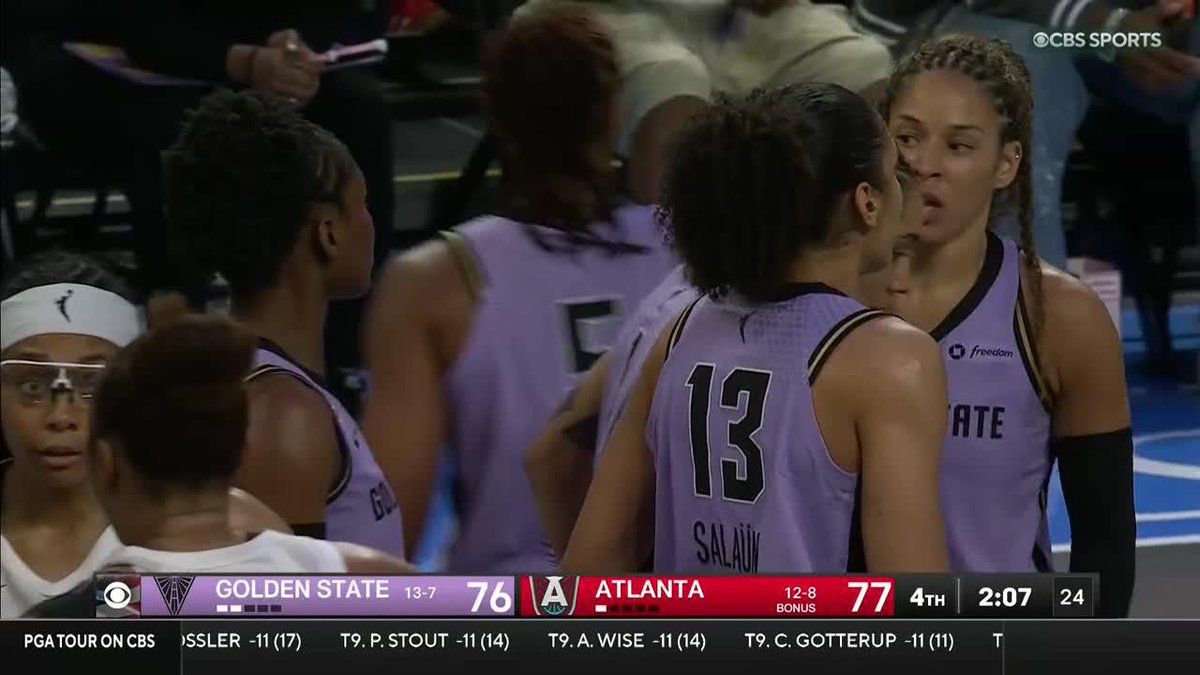 Gabby Williams with the and-1!