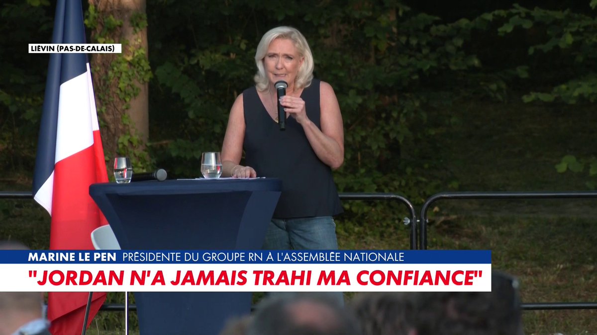 Marine Le Pen : «Si la justice m'interdit de me présenter, je soutiendrais avec une grande conviction et une grande confiance la candidature de Jordan Bardella» #HDPros2WE Toute l'info est à retrouver sur