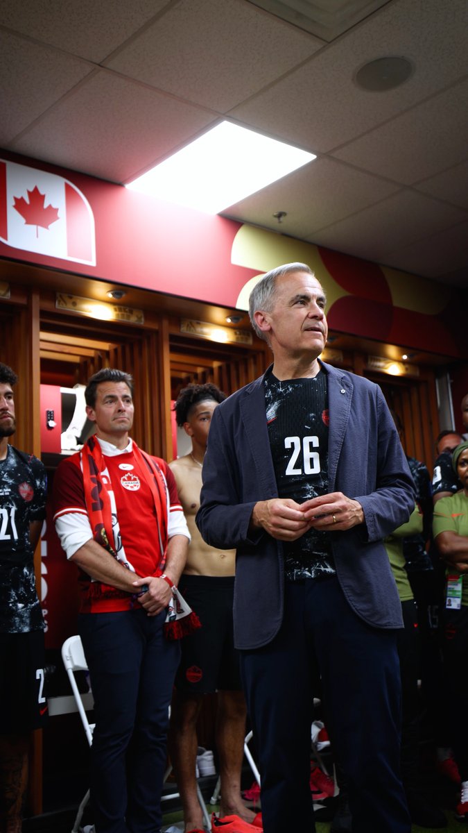 Standing tall. Congrats to #CANMNT on their historic World Cup run, where they proved that Canada is a soccer nation.