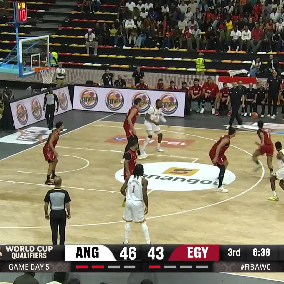 🇦🇴 Bruno Fernando knows how to bring ENERGY! 🔥🔥🔥 #FIBAWC | #StepItUp