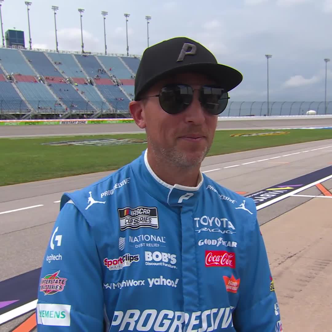 You definitely beat your goal, Denny Hamlin. 😅