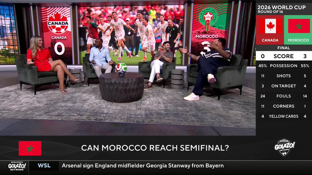 Do Morocco have a chance vs. France? 🤔 Nigel Reo-Coker Troy Deeney, Marco Messina, and Poppy Miller discuss the potential matchup with Les Bleus 🇲🇦🇫🇷