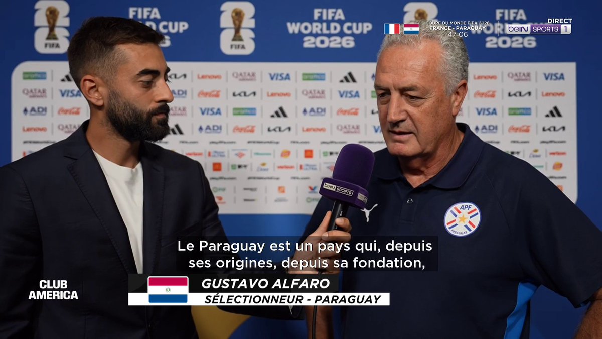 🏆 #ClubAmerica 🗣 🇵🇾 Gustavo Alfaro explique ce que "Garra Guarani" signifie ! #beINFWC2026