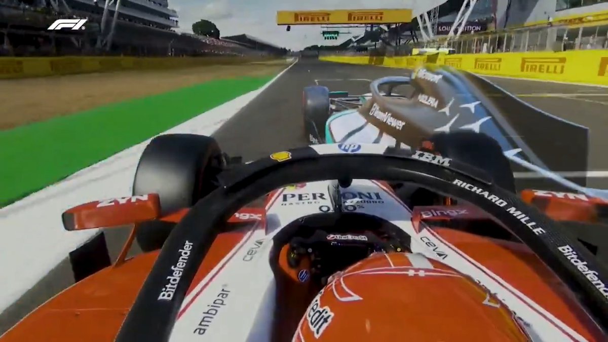 GHOST 👻 CAR The battle for pole between Charles and Kimi was very tight! 🤏 #F1 #BritishGP